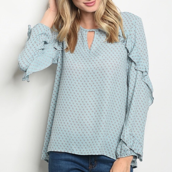 Tops - Blue Blouse